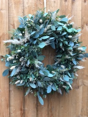 Eucalyptus door wreath