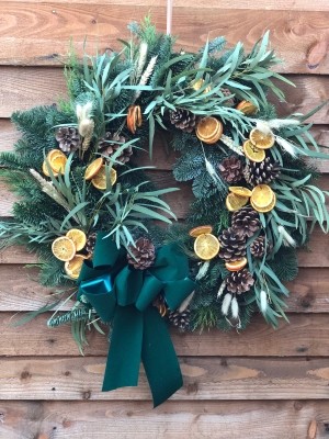 Natural Christmas wreath